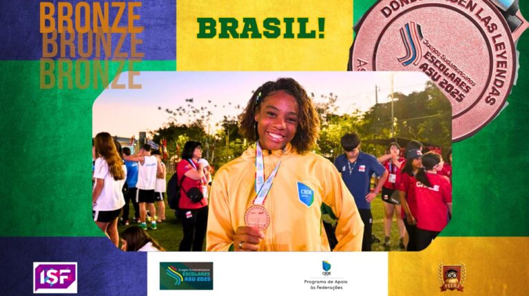 É bronze para o Brasil!

A nossa aluna Eliza França conquistou a medalha de bronze no Sul-Americano Escolar, na modalidade Pentatlo! Com uma competição impecável, demonstrando força, técnica e muita determinação, ela subiu ao pódio e brilhou mais uma vez.

Parabéns, Eliza!
Parabéns, Rio de Janeiro!
Parabéns, Brasil! 🇧🇷✨