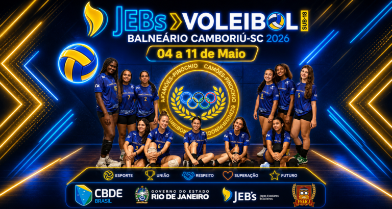 Malas prontas… é hora de viver mais um sonho! 💙💛🏐

Alô, JEBs… estamos chegando!

O Colégio Camões de Pinochio vai representar o Rio de Janeiro no Campeonato Brasileiro de Vôlei com muita garra, união e determinação. Cada treino, cada esforço e cada momento nos trouxe até aqui.

Agora é competir com o coração, honrar nossa camisa e mostrar a força do nosso estado dentro de quadra!

Vamos juntos nessa jornada! 🚀🔥

#JEBs2026 #Vôlei #RioDeJaneiro